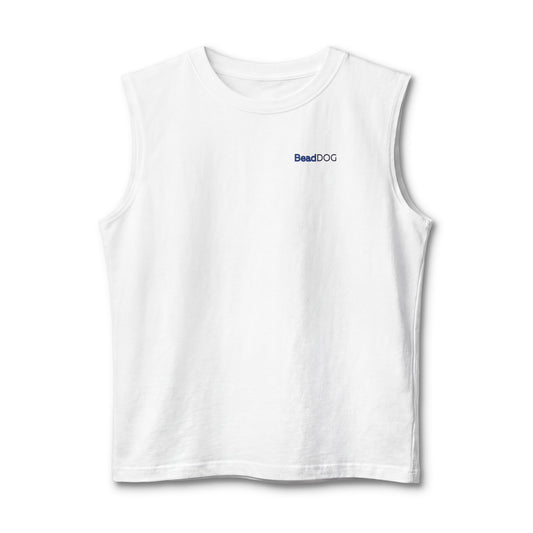 Funny Bead Dog Summer Boat Party Muscle Tank