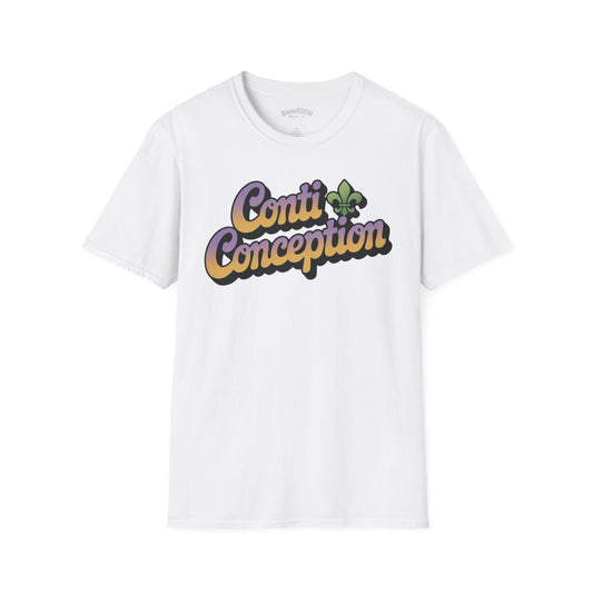 Conti & Conception graphic tee -- Party Corner