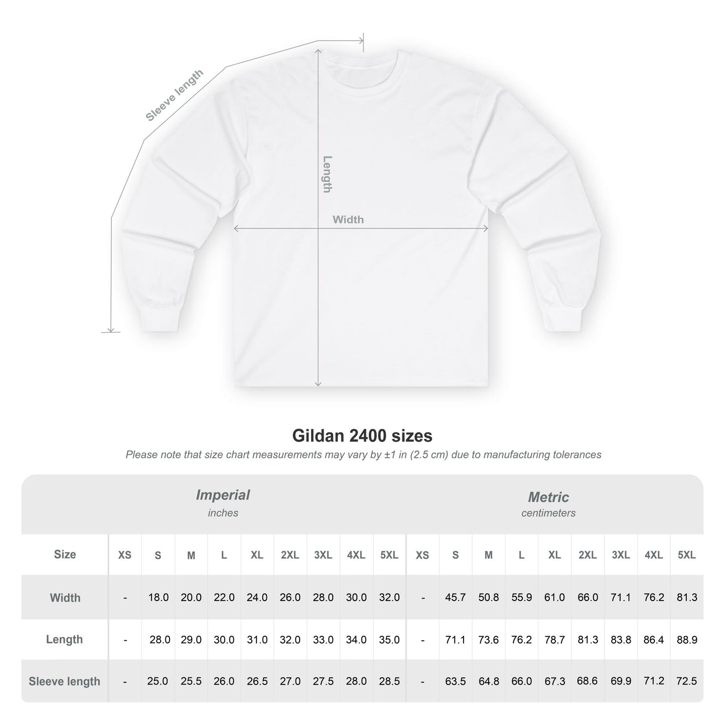 Conti & Conception Long Sleeve Tee — Gildan