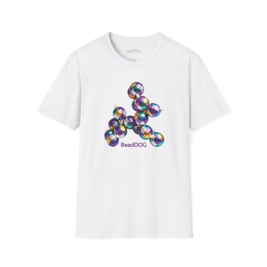 Bead Dog Graphic T-Shirt — Colorful BeadDog Art Tee