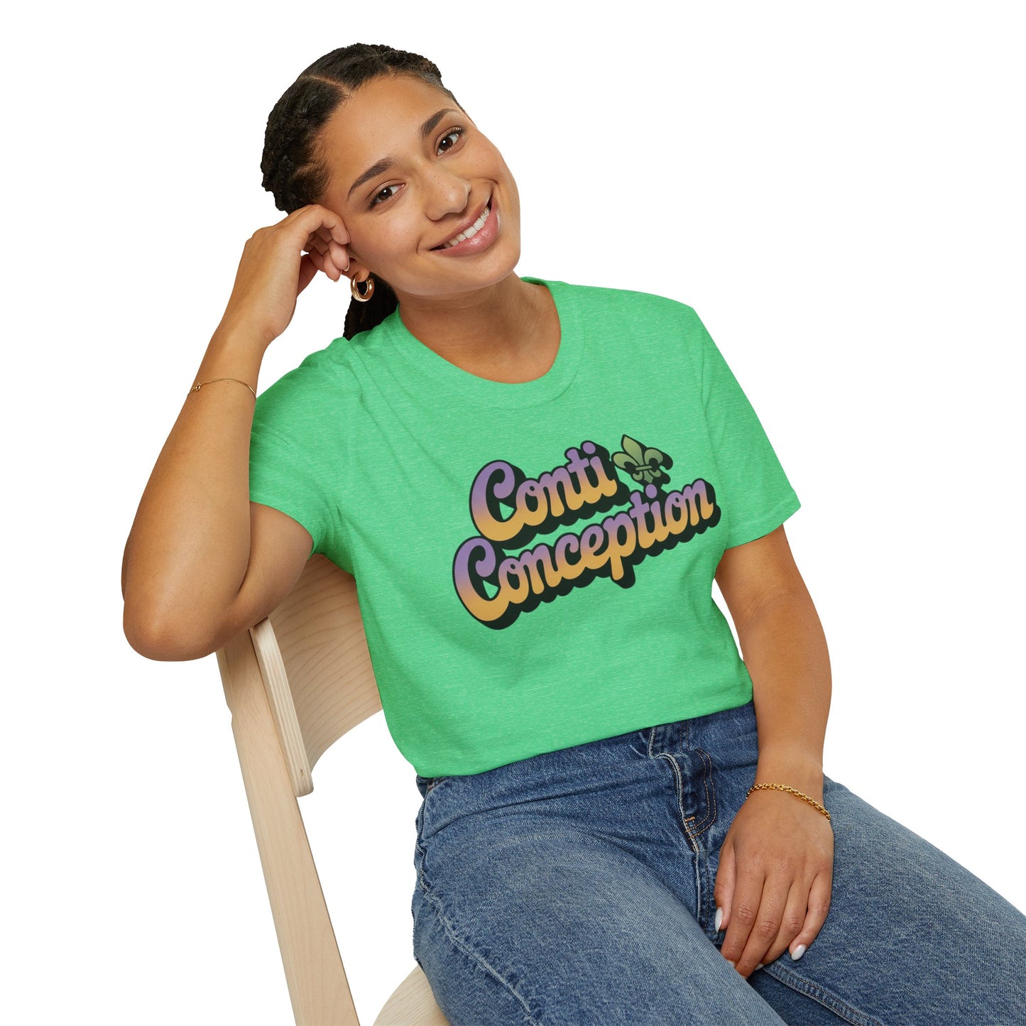 Conti & Conception graphic tee -- Party Corner