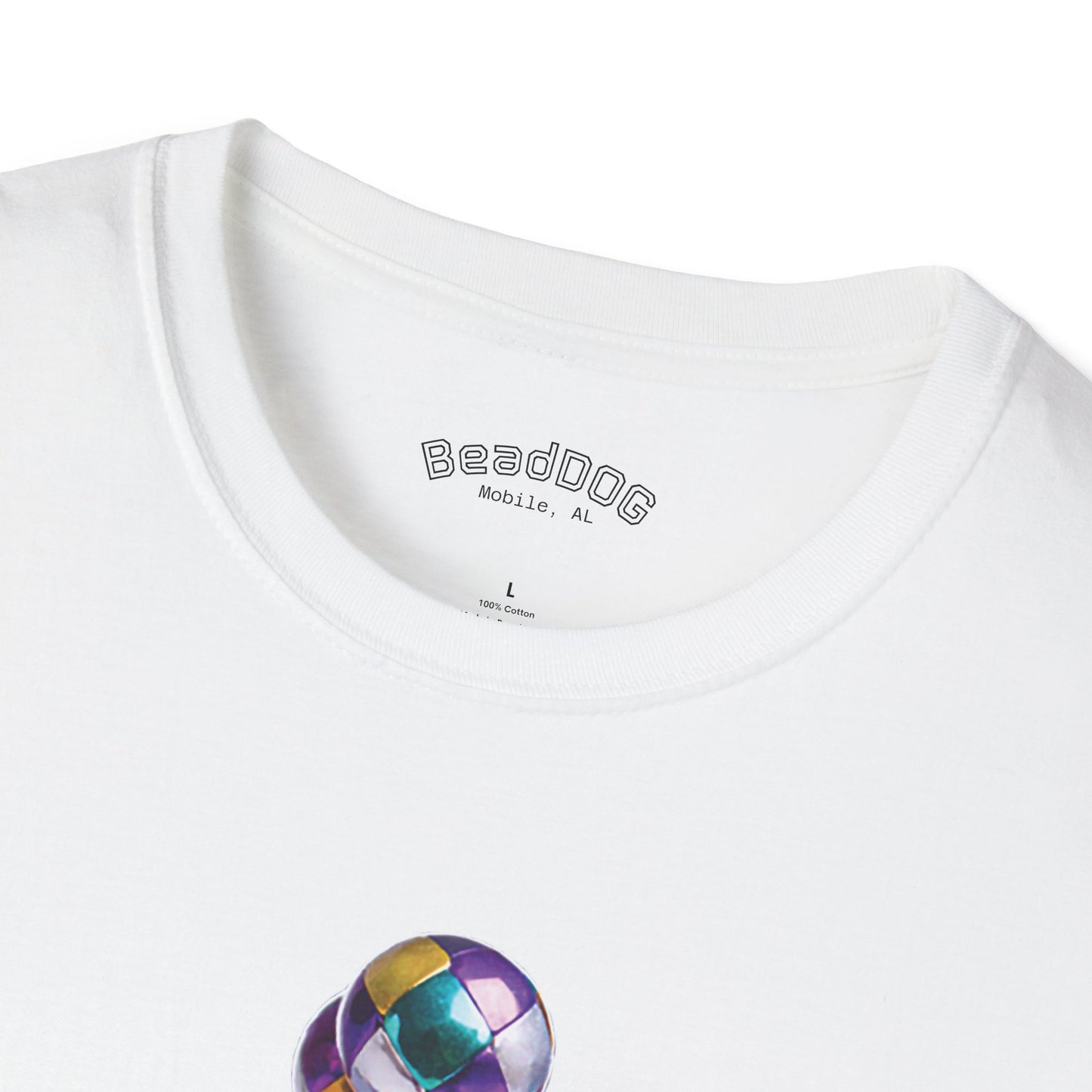 Bead Dog Graphic T-Shirt — Colorful BeadDog Art Tee