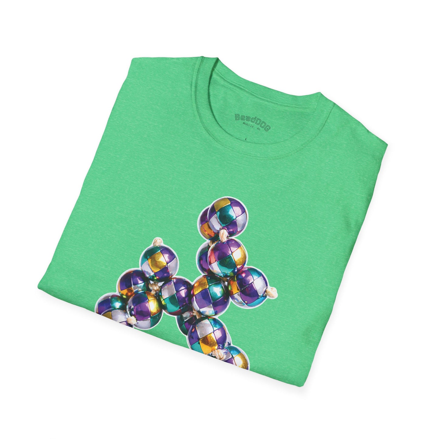 Bead Dog Graphic T-Shirt — Colorful BeadDog Art Tee