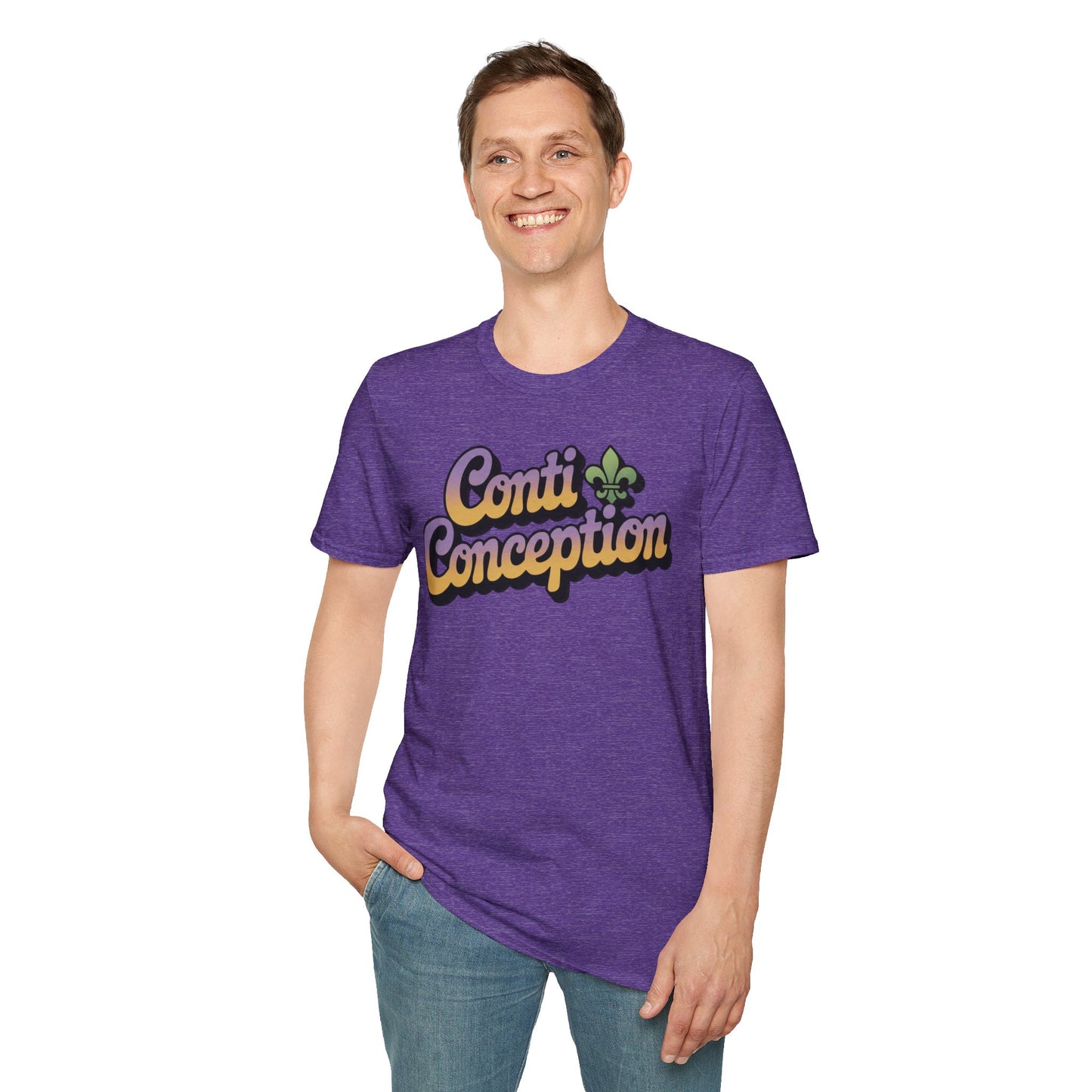 Conti & Conception graphic tee -- Party Corner