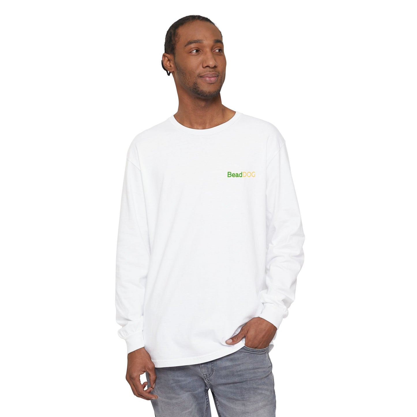 Bead Dog St. Patrick’s Long Sleeve Tee — Pot of Gold Graphic