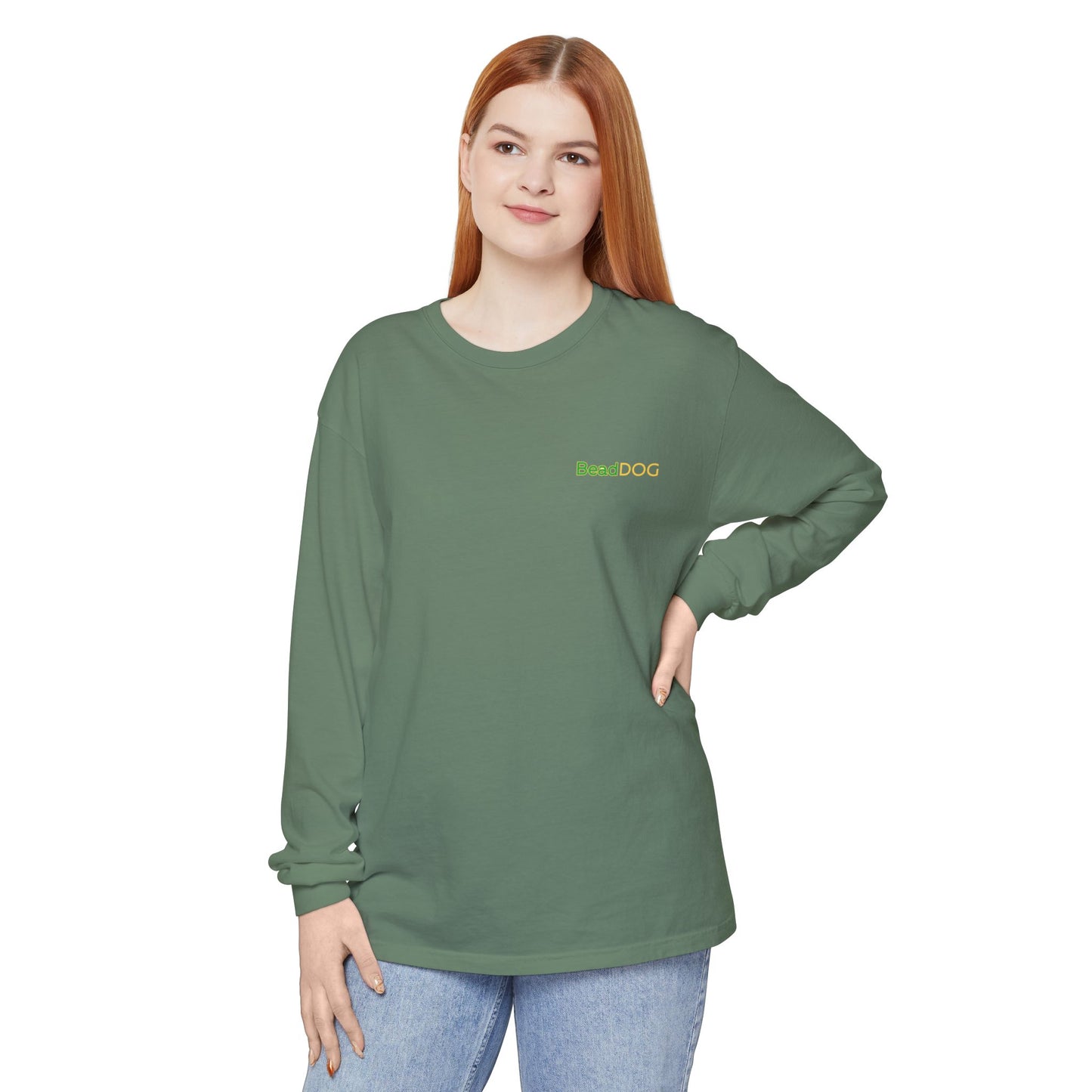 Bead Dog St. Patrick’s Long Sleeve Tee — Pot of Gold Graphic