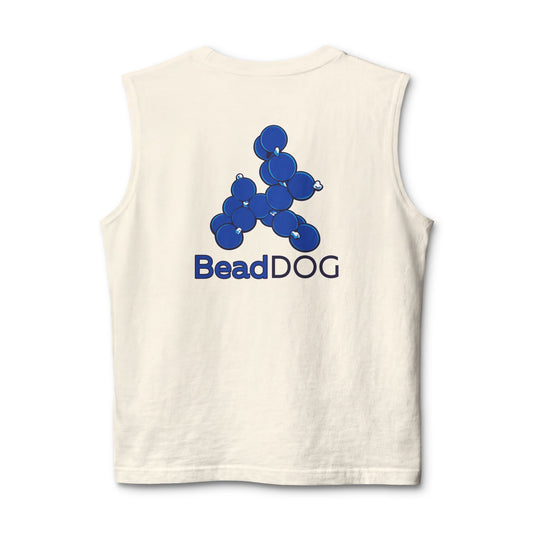 Funny Bead Dog Summer Boat Party Muscle Tank