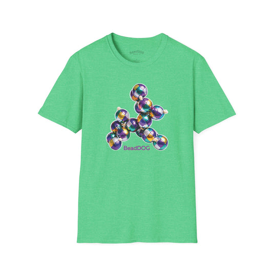 Bead Dog Graphic T-Shirt — Colorful BeadDog Art Tee