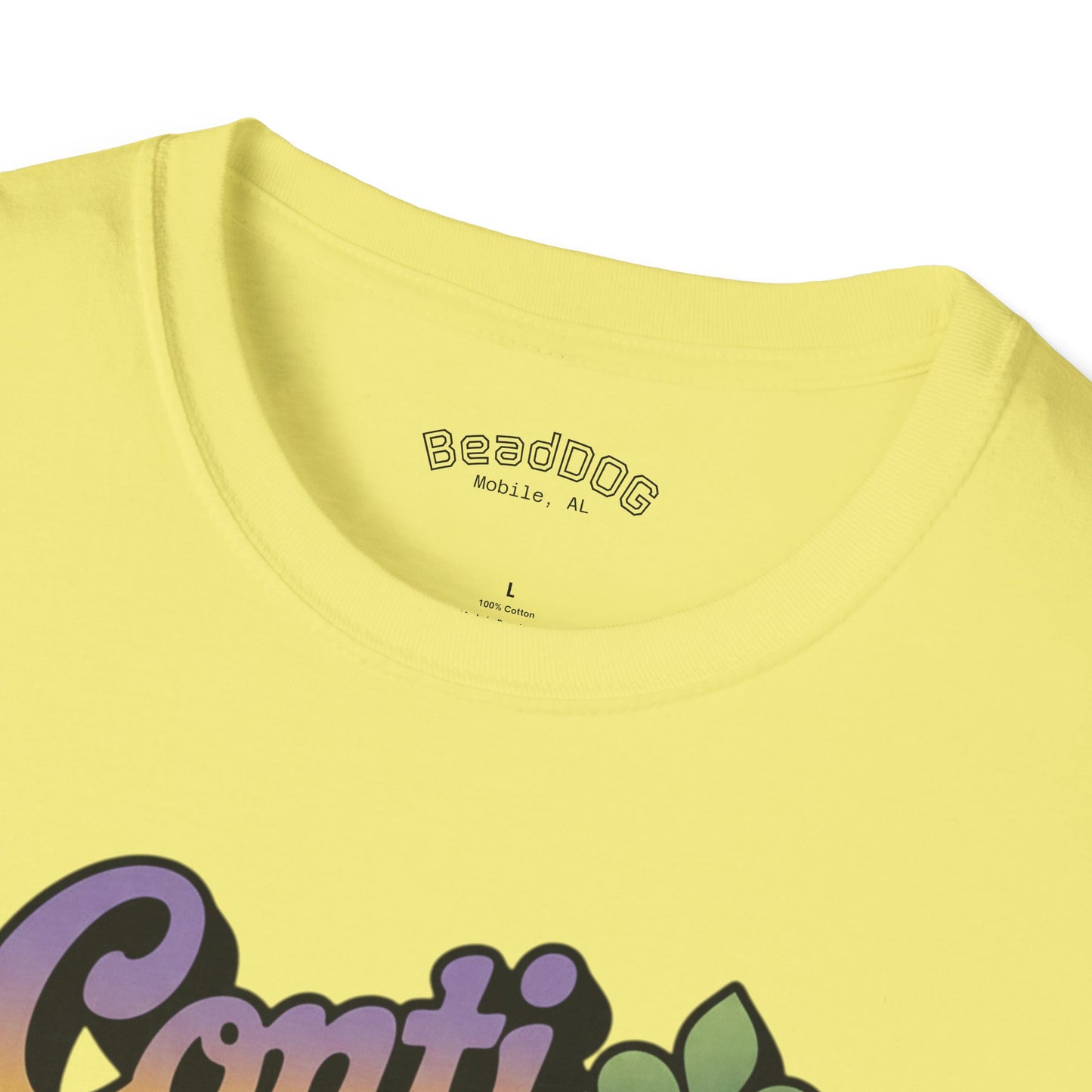 Conti & Conception graphic tee -- Party Corner
