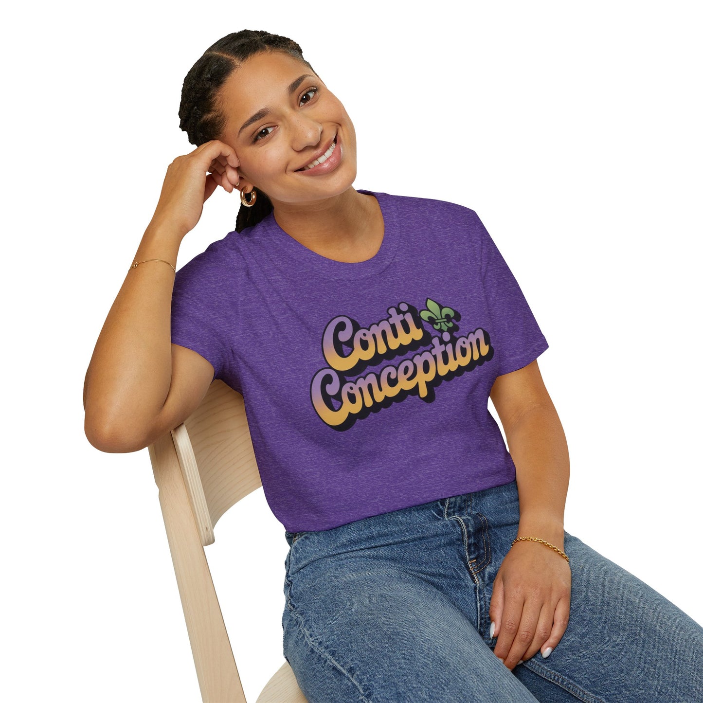 Conti & Conception graphic tee -- Party Corner