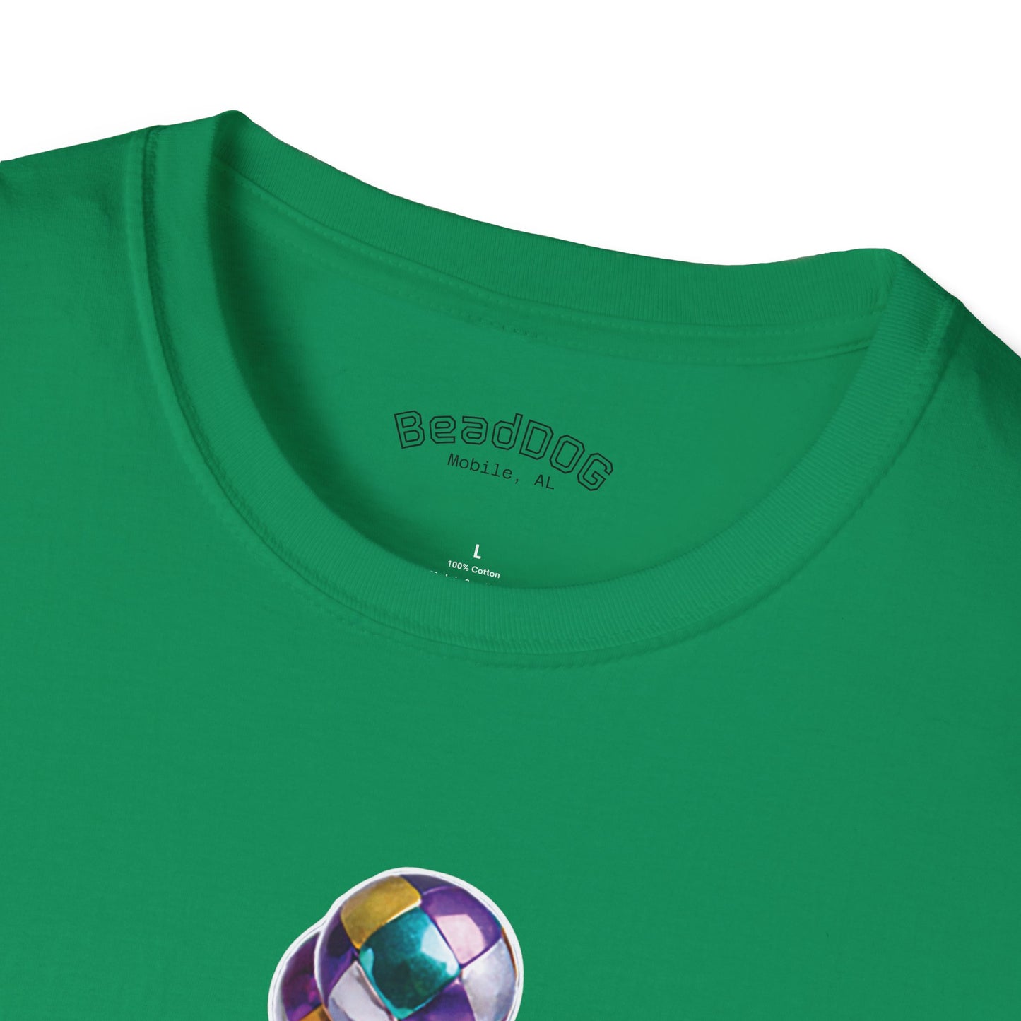 Bead Dog Graphic T-Shirt — Colorful BeadDog Art Tee
