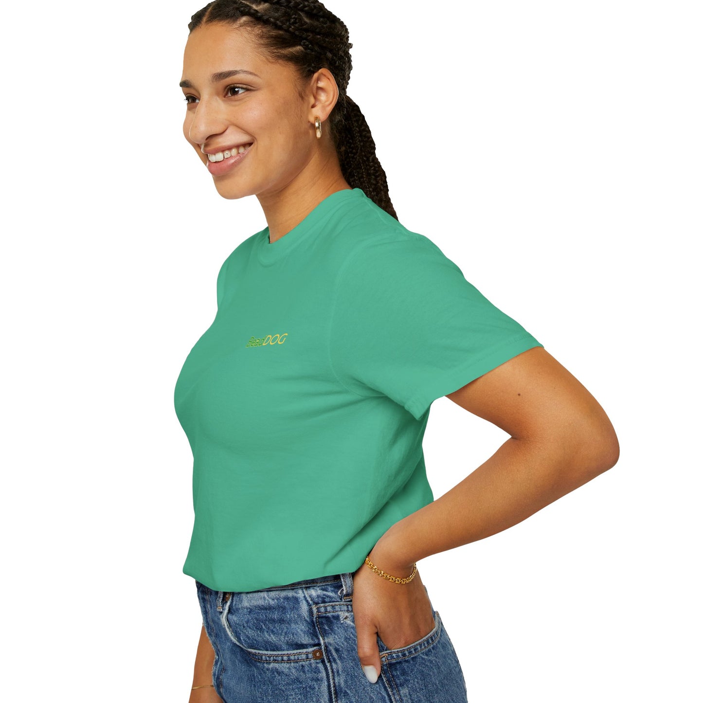 St. Patrick's Day Pot of Gold T-Shirt — Funny Bead Dog Rainbow Tee
