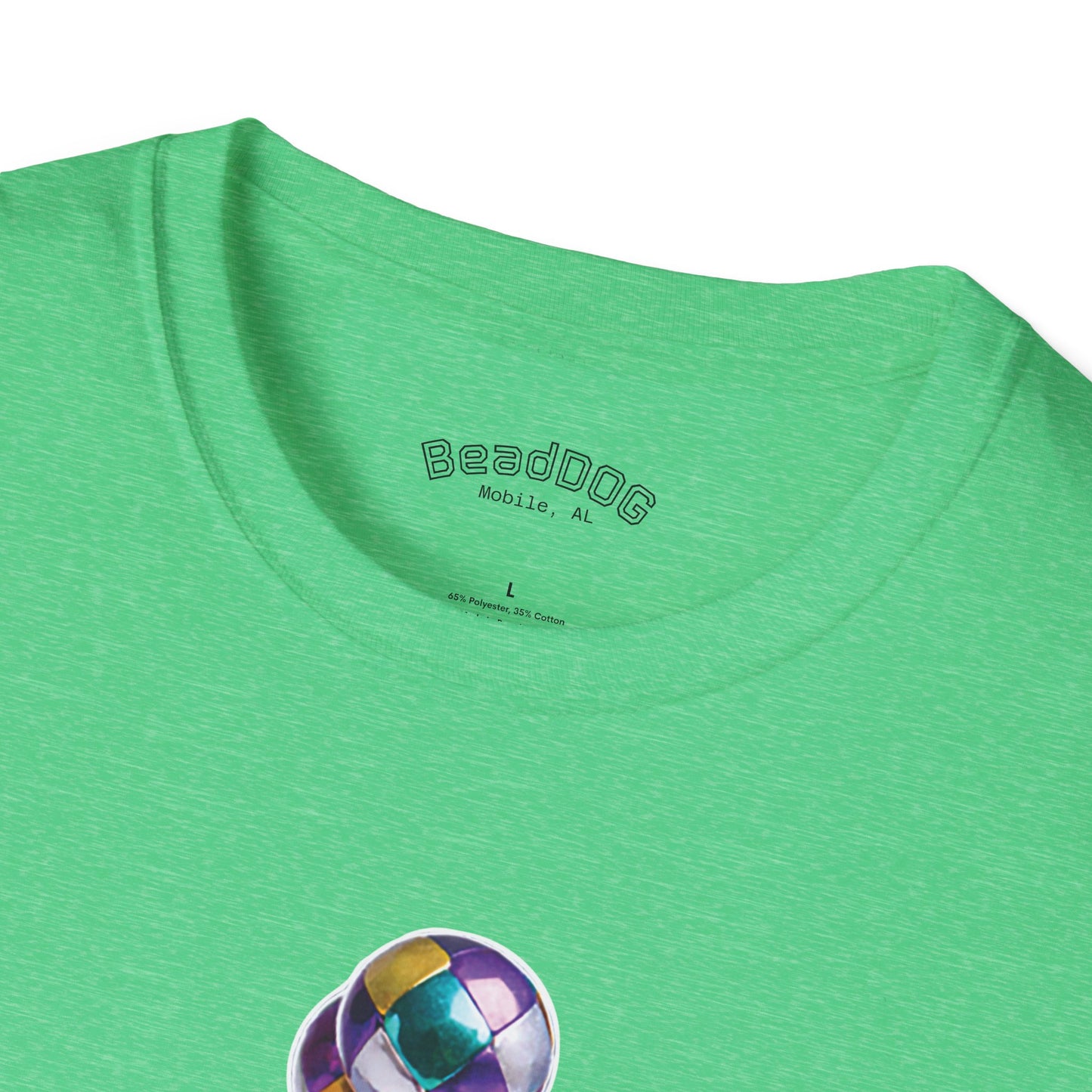 Bead Dog Graphic T-Shirt — Colorful BeadDog Art Tee