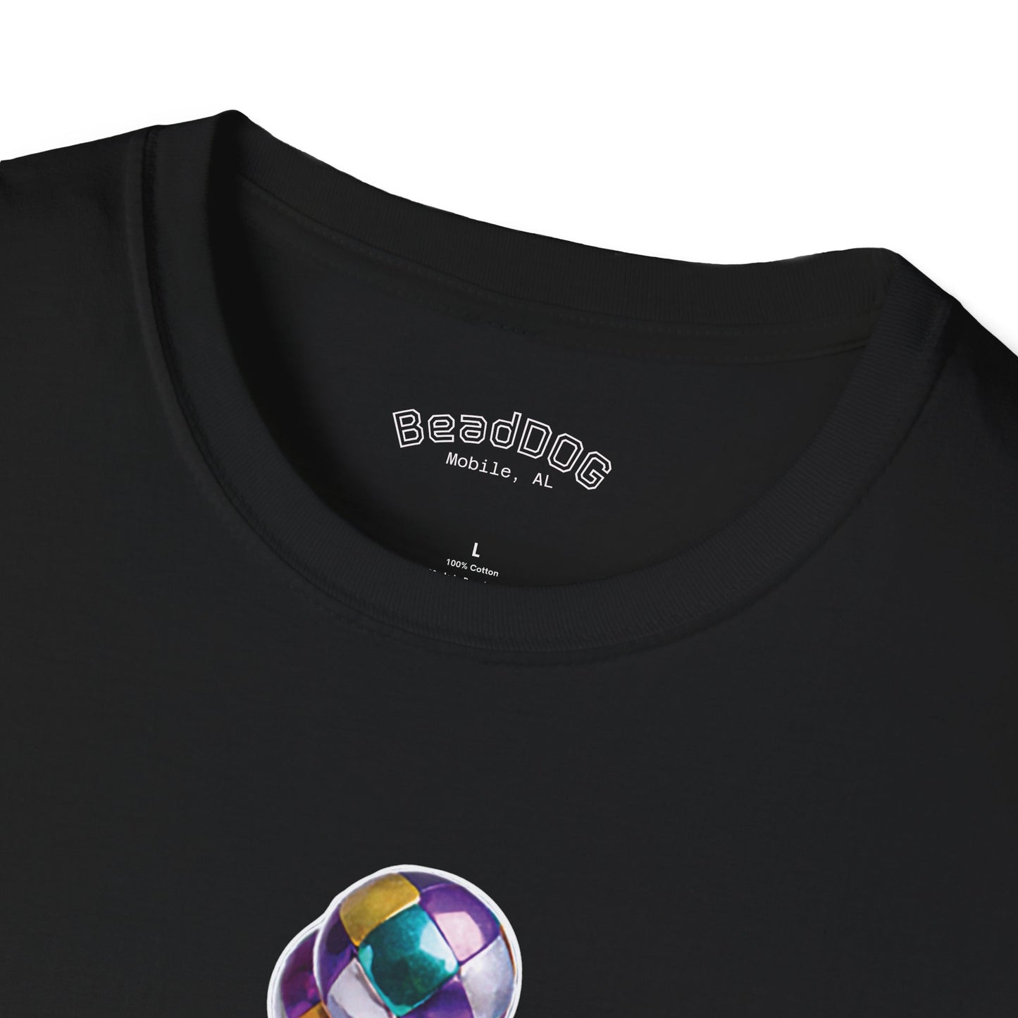 Bead Dog Graphic T-Shirt — Colorful BeadDog Art Tee