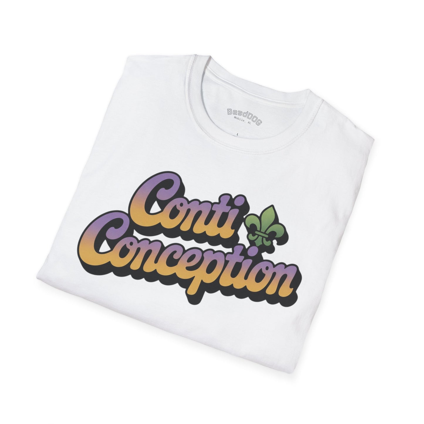 Conti & Conception graphic tee -- Party Corner