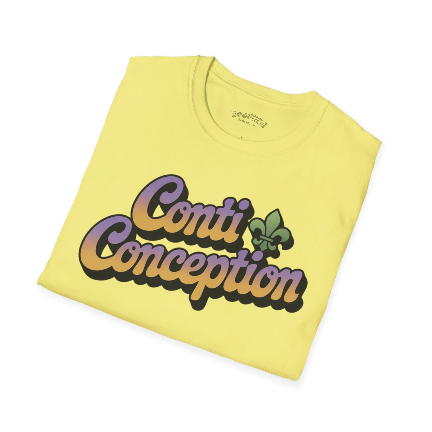 Conti & Conception graphic tee -- Party Corner