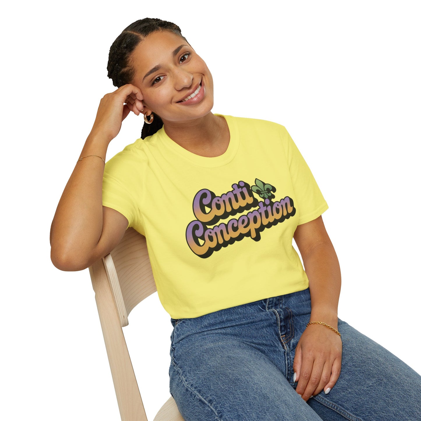 Conti & Conception graphic tee -- Party Corner