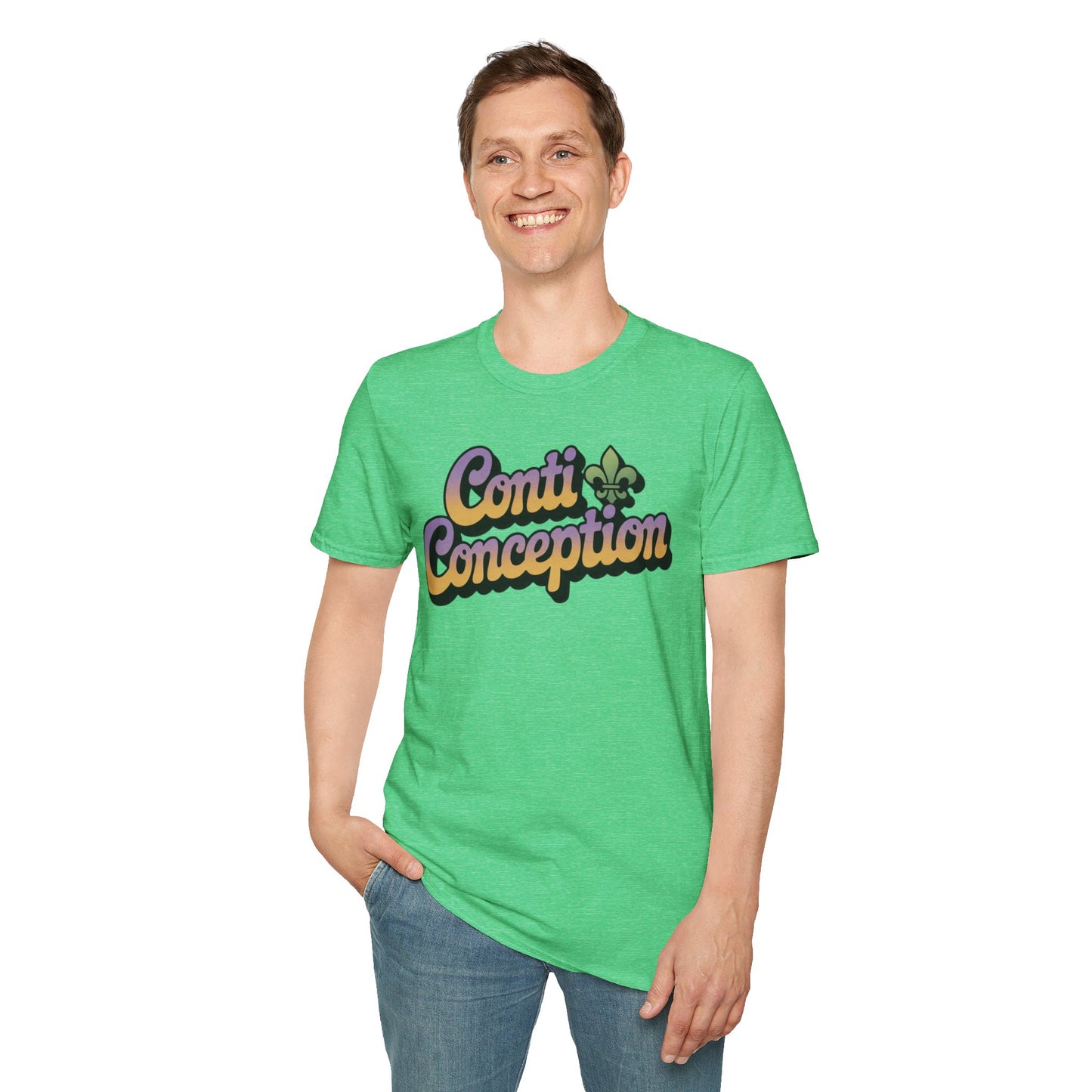 Conti & Conception graphic tee -- Party Corner