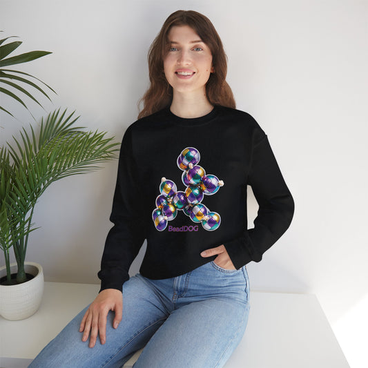 Mardi Gras Harlequin Bead Dog Sweatshirt