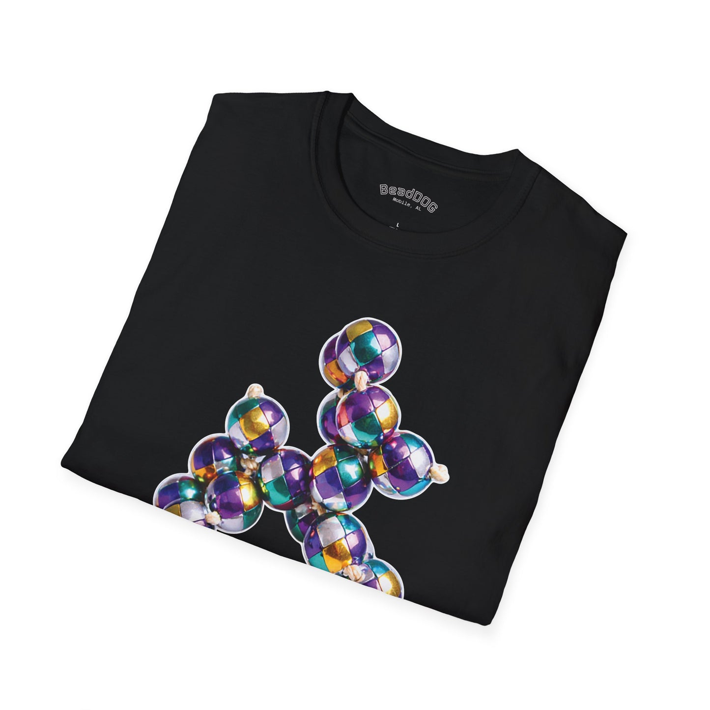 Bead Dog Graphic T-Shirt — Colorful BeadDog Art Tee