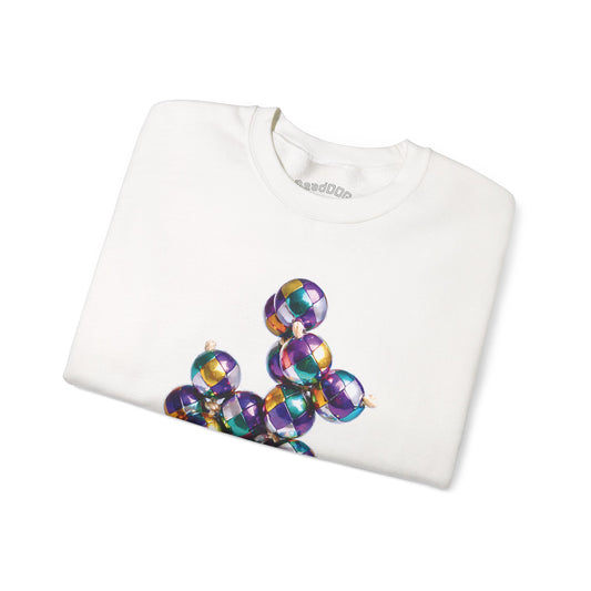 Mardi Gras Harlequin Bead Dog Sweatshirt