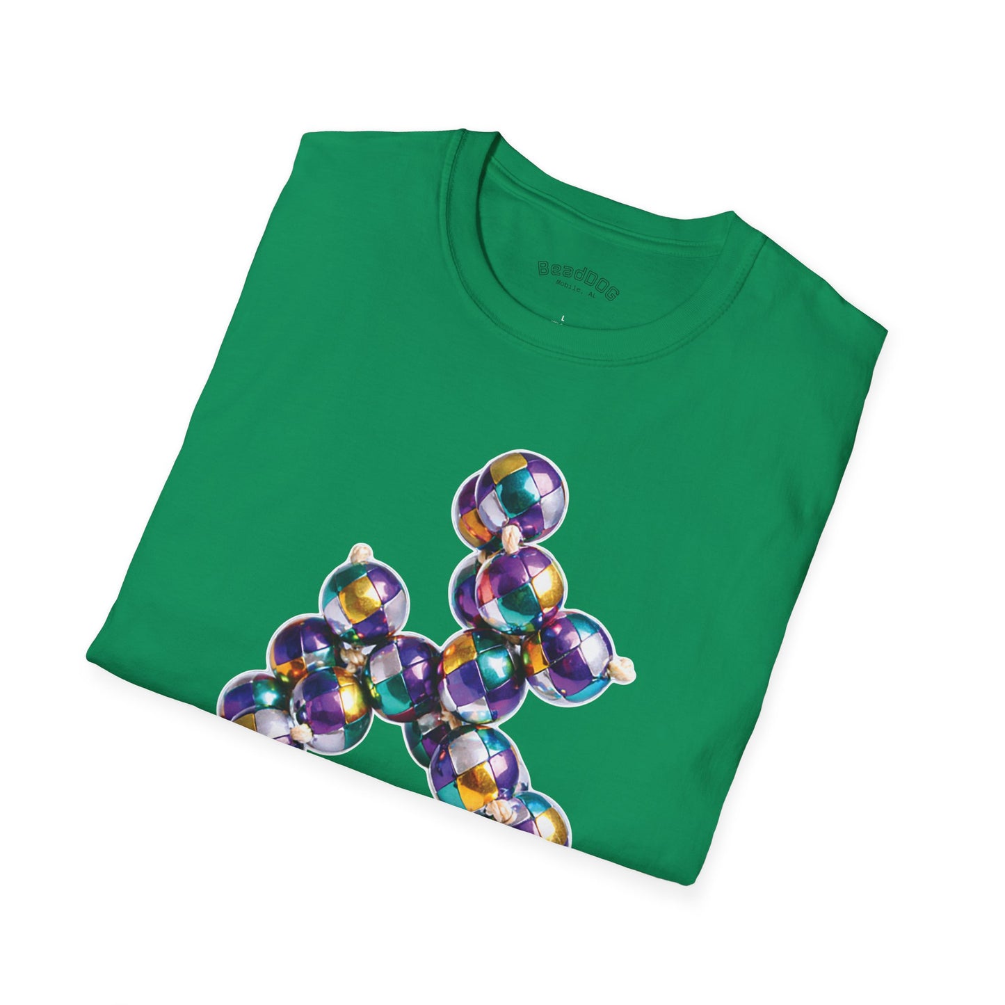 Bead Dog Graphic T-Shirt — Colorful BeadDog Art Tee