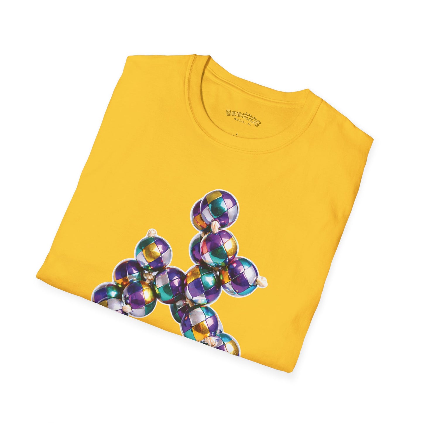 Bead Dog Graphic T-Shirt — Colorful BeadDog Art Tee