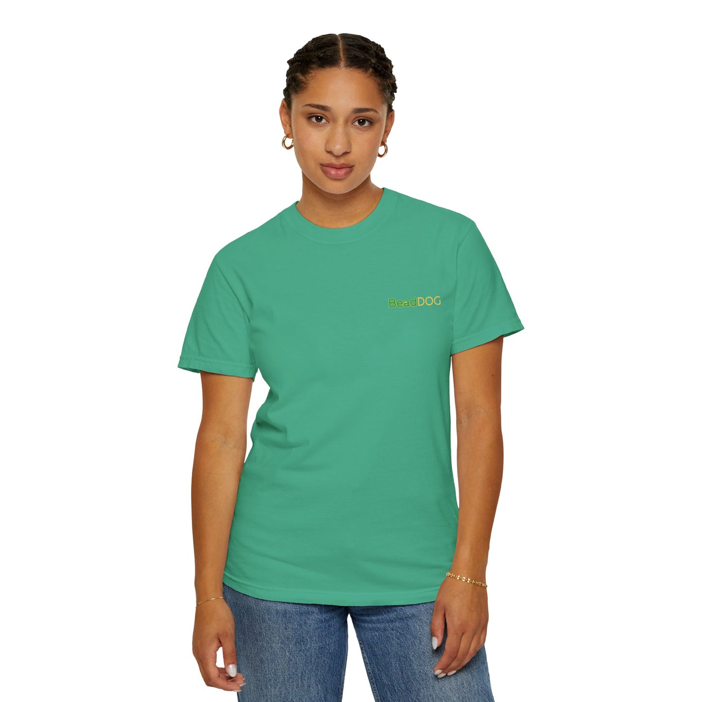 St. Patrick's Day Pot of Gold T-Shirt — Funny Bead Dog Rainbow Tee